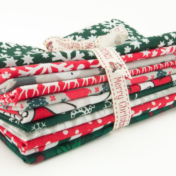 Christmas Polycotton Remnants Packs