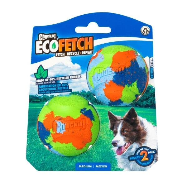 Chuckit! - ECO Fetch Balls (2 Pack Medium)