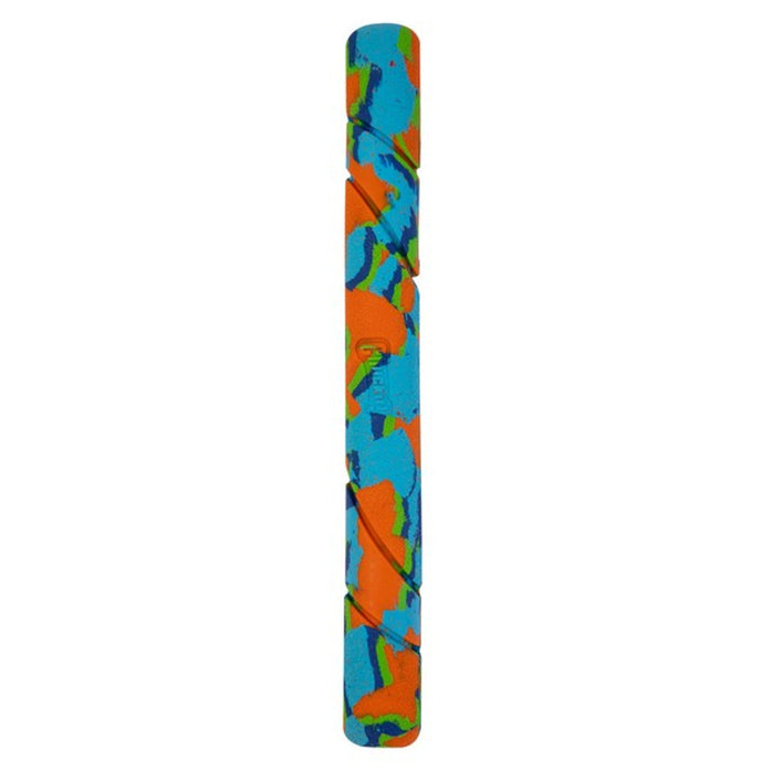 Stock image of the ChuckIt! ECO Fetch, cylinder-shaped with ChuckIt! branding.