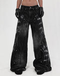 ‘CIRCUIT’ LAYERED DENIM PANTS