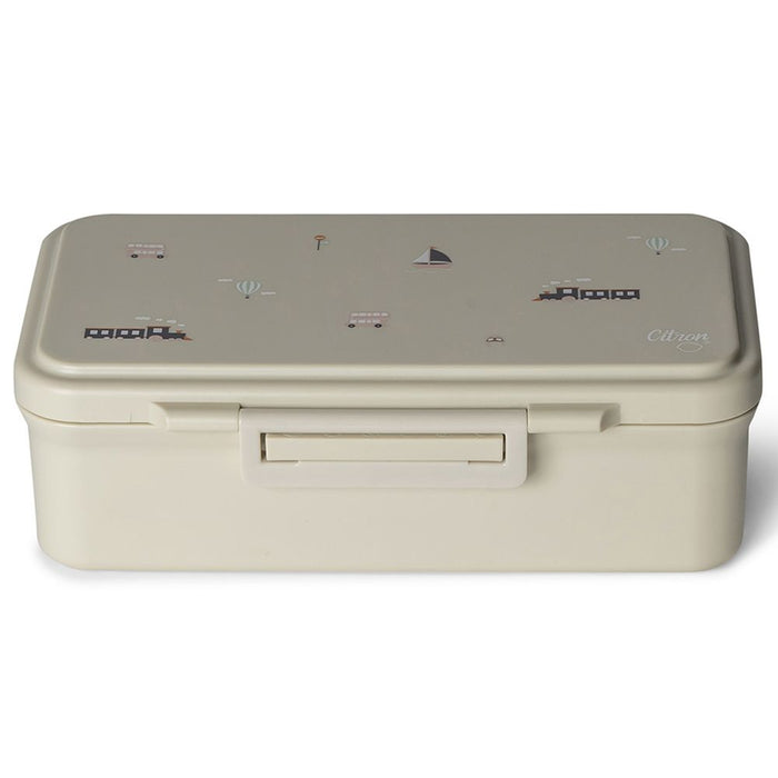 Citron Rectangle Lunch Box (Vehicles)