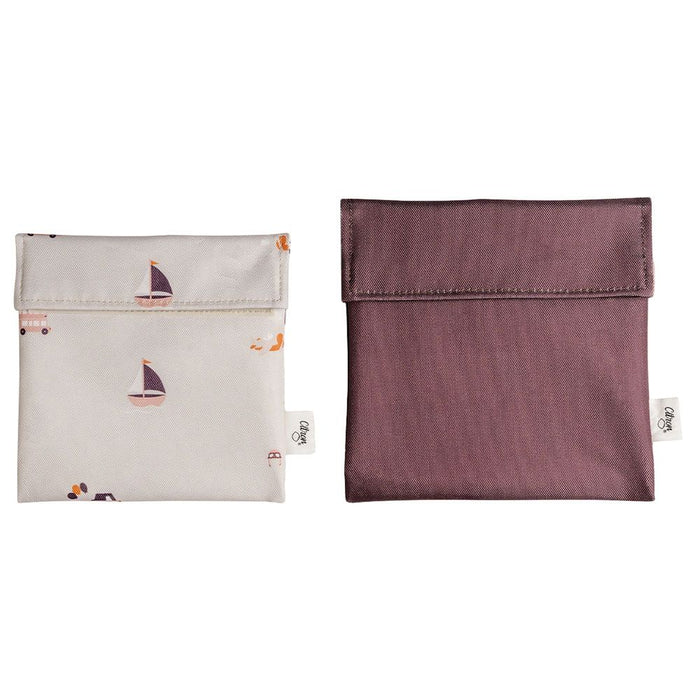 Citron Reusable Sandwich Bag - Set of 2 (Vehicles)