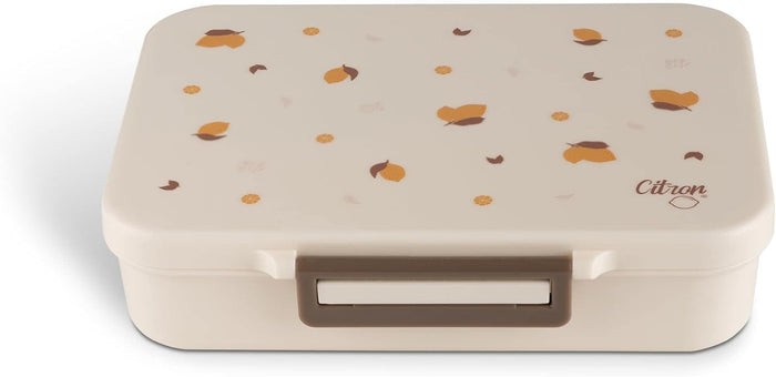 Citron Tritan Snackbox Wiith 3 Compartments For Kids