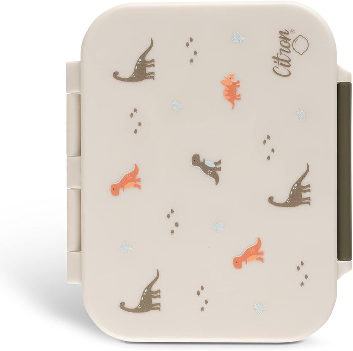 Citron Tritan Snackbox Wiith 3 Compartments For Kids