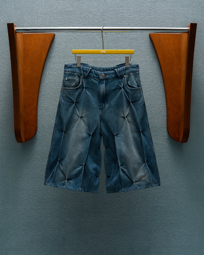 'CORE' DENIM SHORTS IN CLASSIC BLUE