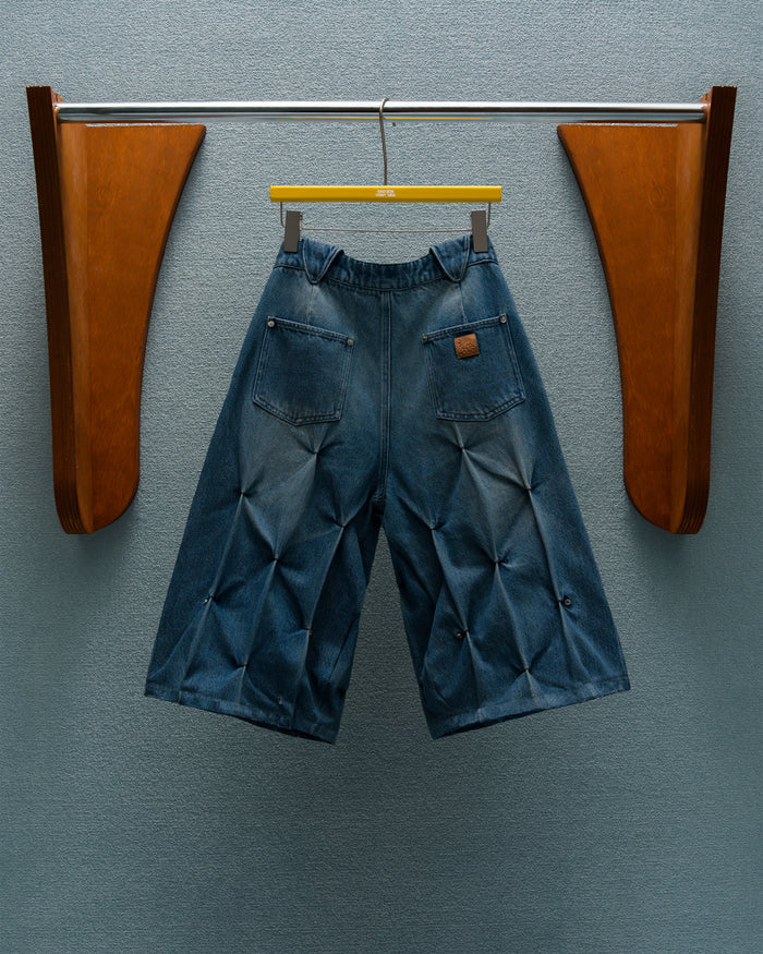 'CORE' DENIM SHORTS IN CLASSIC BLUE