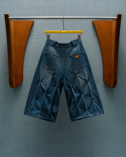 'CORE' DENIM SHORTS IN CLASSIC BLUE