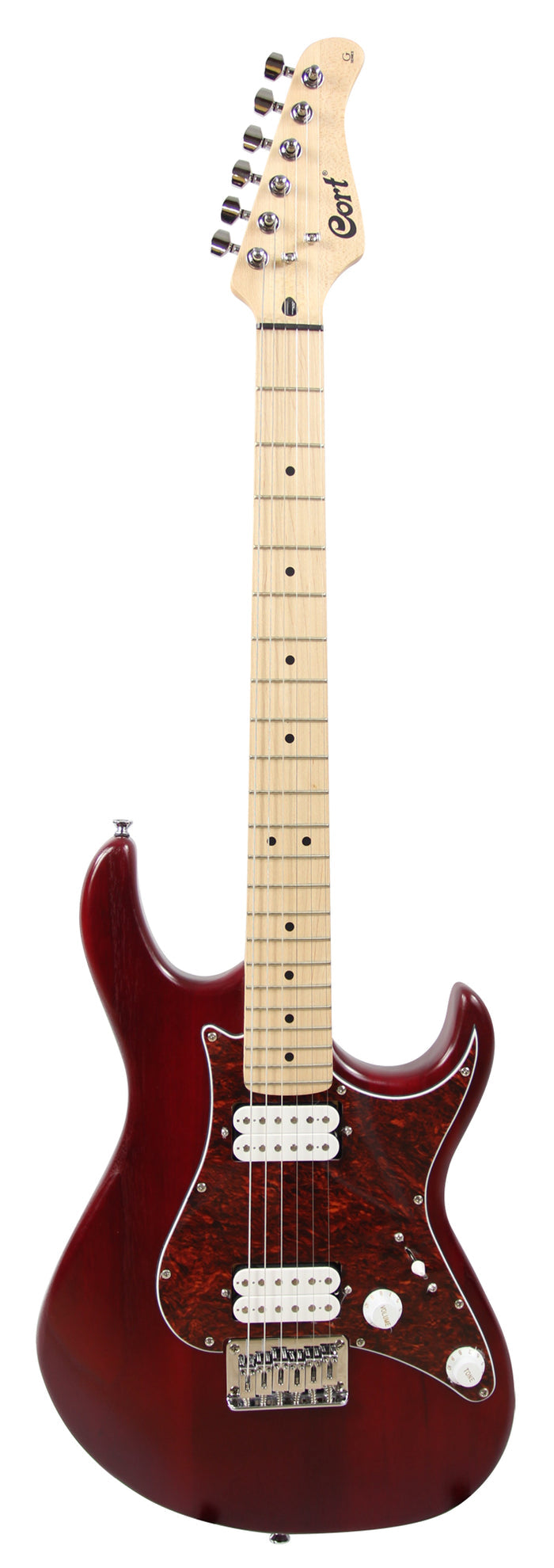 GUITARE CORT G100HH ROUGE PORES OUVERTS