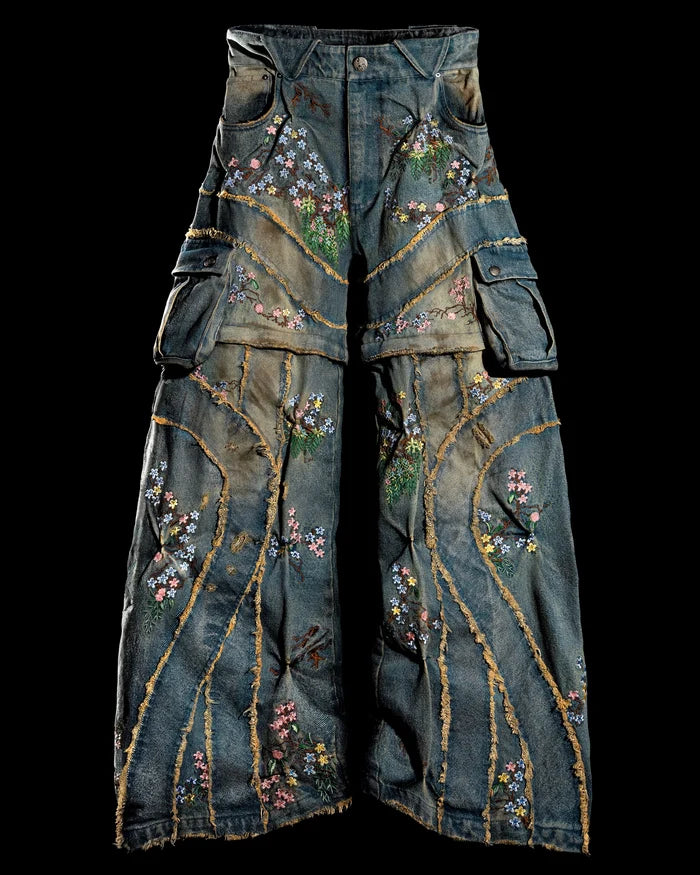 COUNTRYSIDE ‘OVERGROWTH’ CONVERTIBLE DENIM PANTS