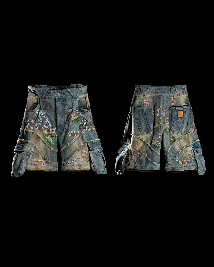 COUNTRYSIDE ‘OVERGROWTH’ CONVERTIBLE DENIM PANTS