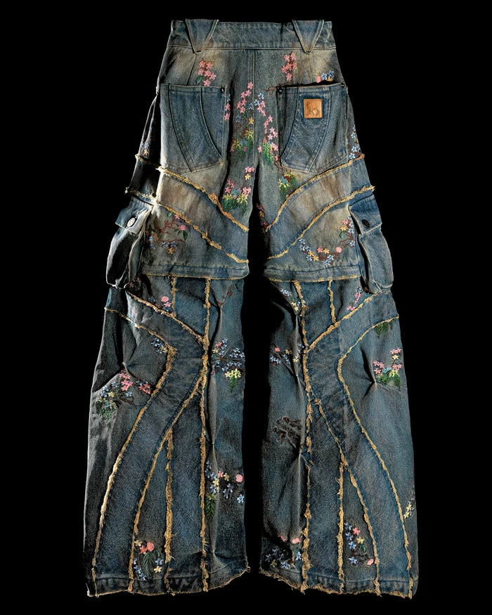 COUNTRYSIDE ‘OVERGROWTH’ CONVERTIBLE DENIM PANTS