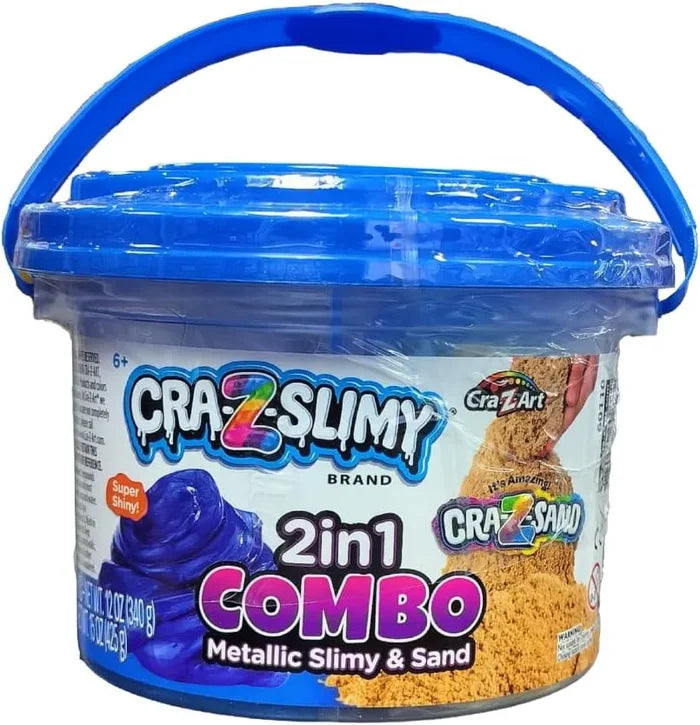 CraZart Cra-Z-Slimy 2-in-1 Slimy Sand Combo Bucket