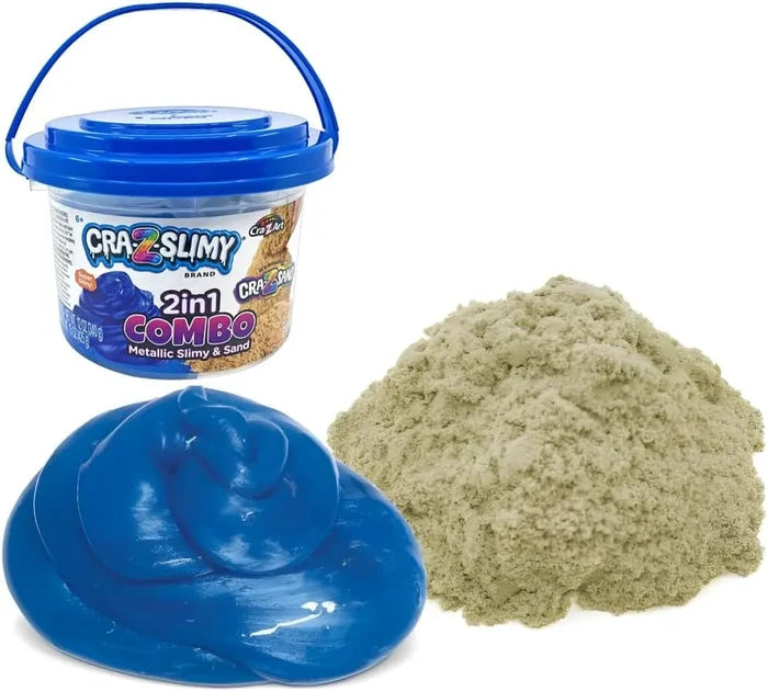 CraZart Cra-Z-Slimy 2-in-1 Slimy Sand Combo Bucket