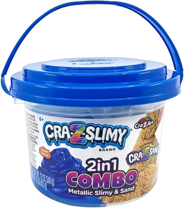 CraZart Cra-Z-Slimy 2-in-1 Slimy Sand Combo Bucket