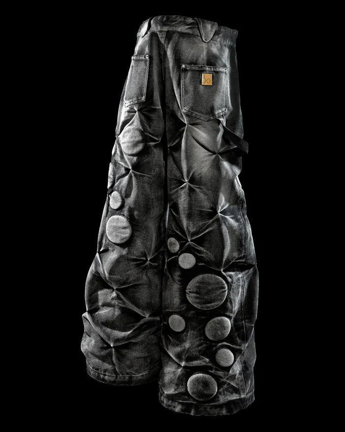 DARK MOON ‘OXYGEN’ PADDED CANVAS PANTS