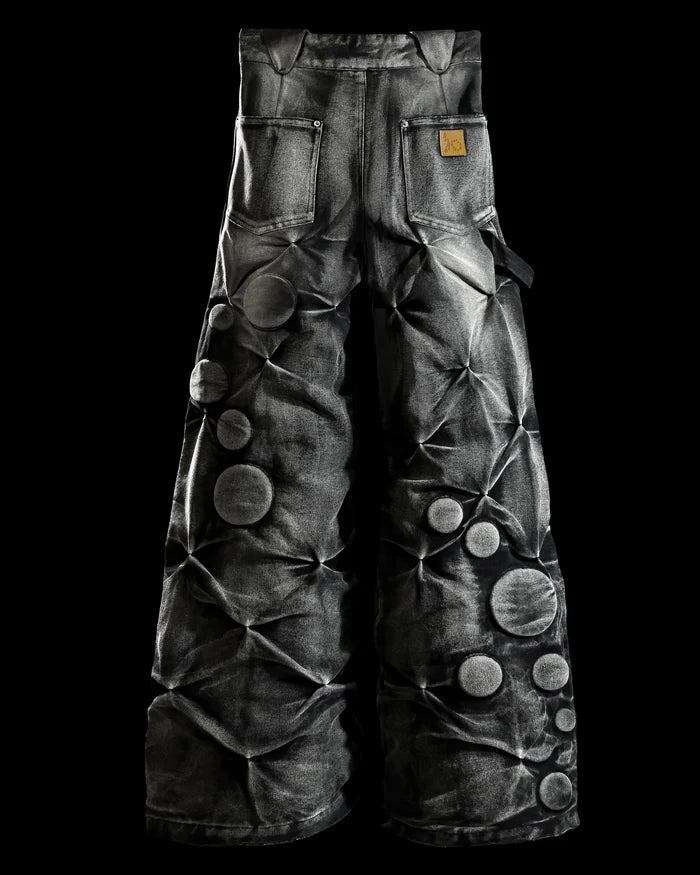 DARK MOON ‘OXYGEN’ PADDED CANVAS PANTS