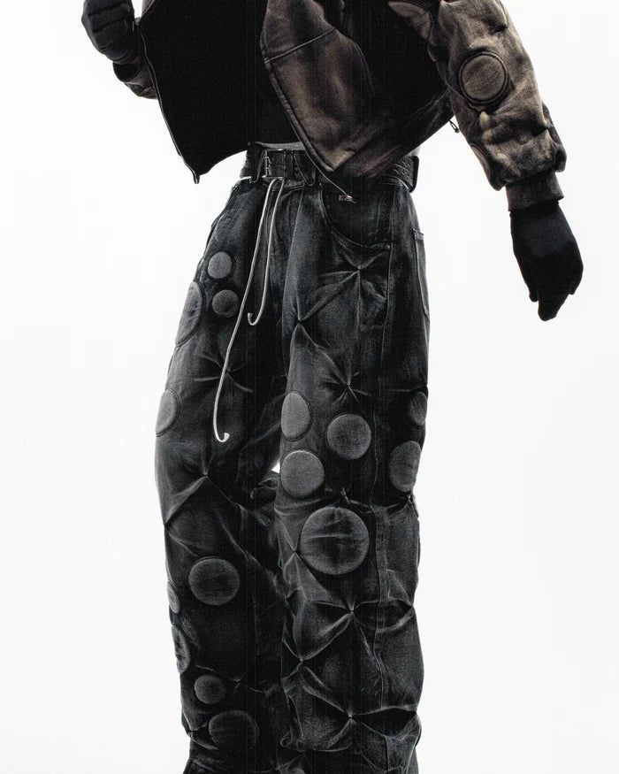 DARK MOON ‘OXYGEN’ PADDED CANVAS PANTS