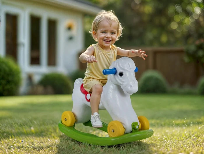 Dolu Rocking Horse With Wheels