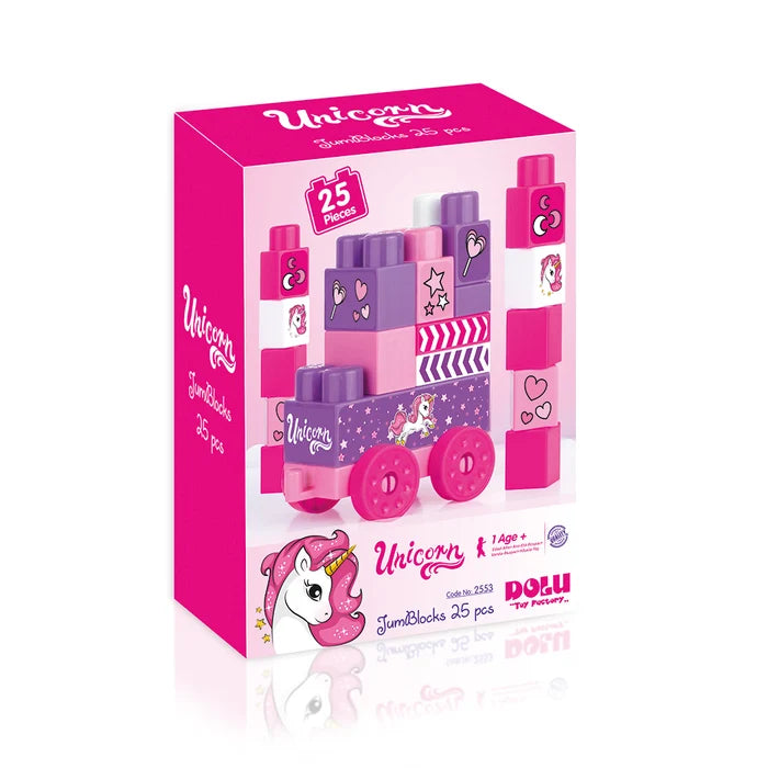 Dolu Unicorn Mega Blocks (25 Pcs)
