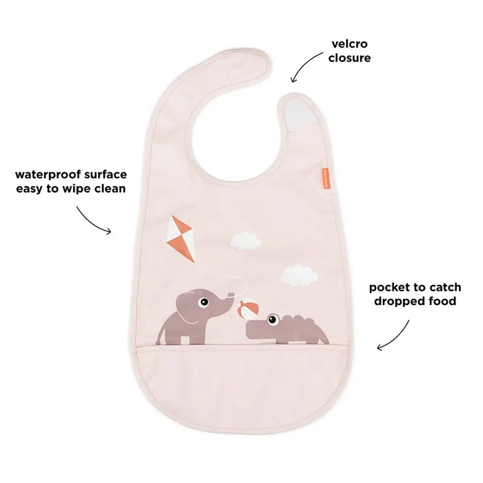 Done By Deer Bib With Velcro