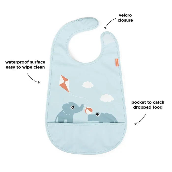Done By Deer Bib With Velcro