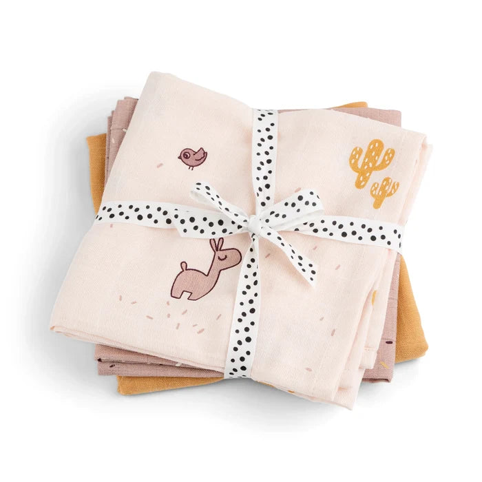 Done By Deer Burp Cloth Gots - Pack of 3