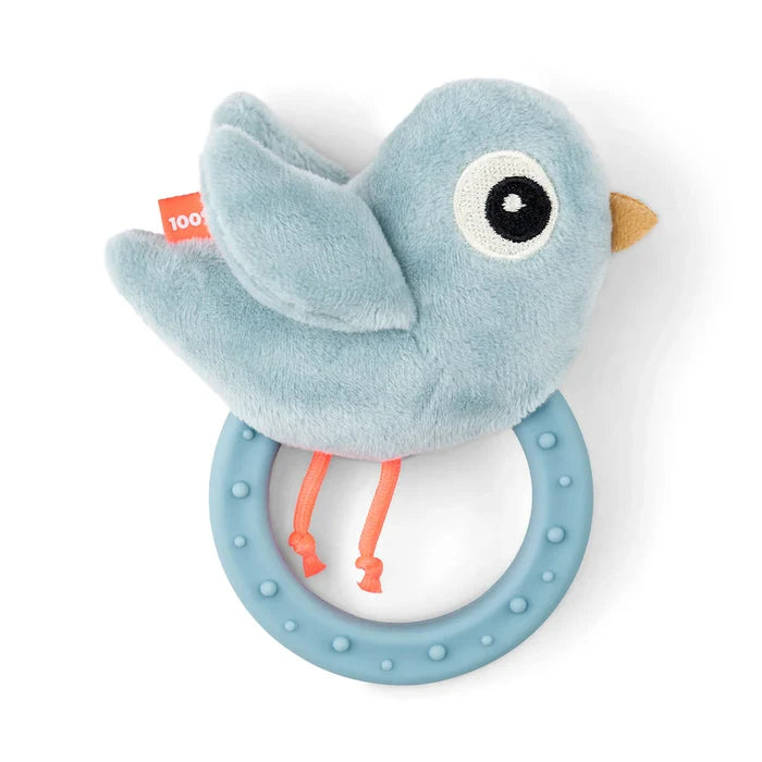 Done By Deer Sensory Rattle W/Teether Birdee