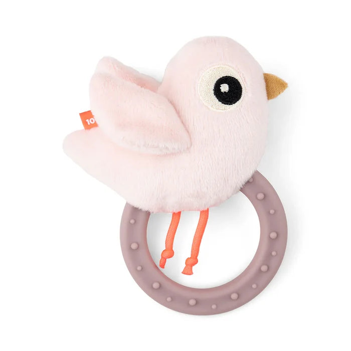Done By Deer Sensory Rattle W/Teether Birdee