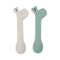 Done By Deer Silicone Spoon - Lalee Green (Pack of 2)