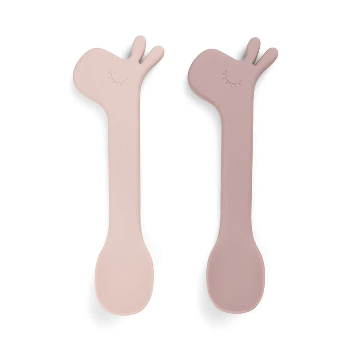 Done By Deer Silicone Spoon (Lalee Powder) - Pack of 2