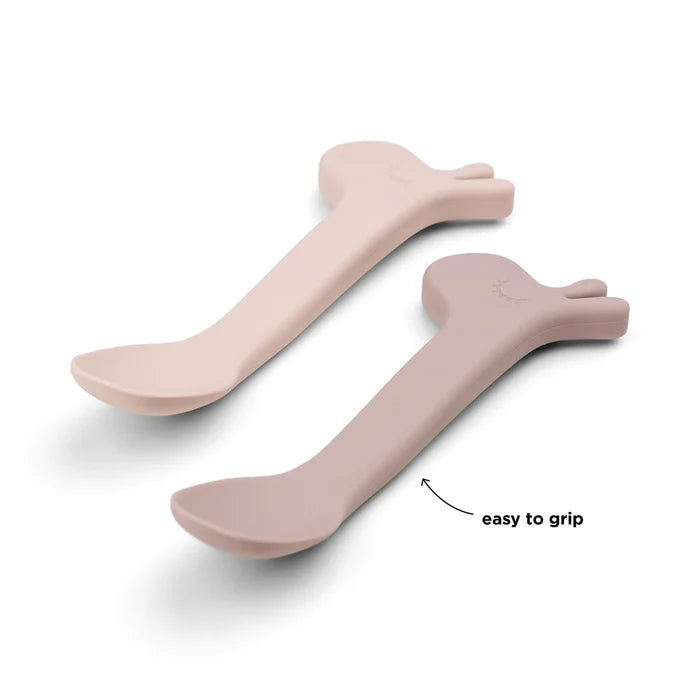 Done By Deer Silicone Spoon (Lalee Powder) - Pack of 2