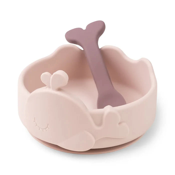 Done By Deer Silicone Stick & Stay Bowl & Baby Spoon