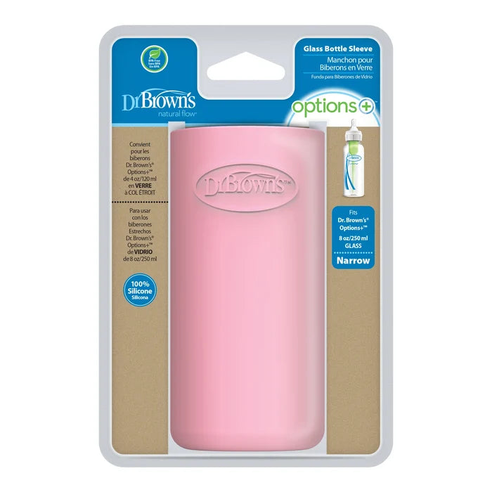 Dr. Brown's Natural Flow Options+ Glass Baby Bottle Sleeve (8oz/250ml)