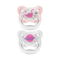 Dr. Brown's Pacifier Prevent Glow In The Dark Butterfly Shield Soother -  Pack of 2 (Stage 1/0-6 Months))