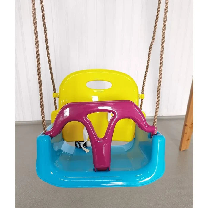 Dynamic Sports Growing Giraffe Wooden Swing Set