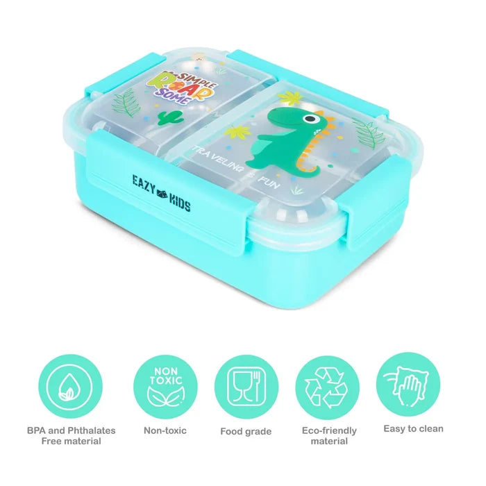 Eazy Kids Dual Compartment Lunch Box