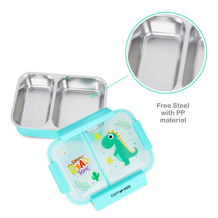 Eazy Kids Dual Compartment Lunch Box