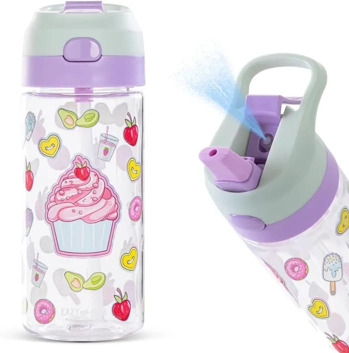 Eazy Kids Muffin Tritan Water Bottle With Spray (500ml)