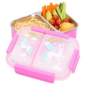 Eazy Kids Steel Bento Insulated Lunch Box (Pink)