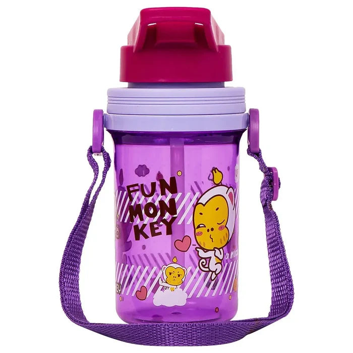 Eazy Kids Water Bottle With Straw (500ml)