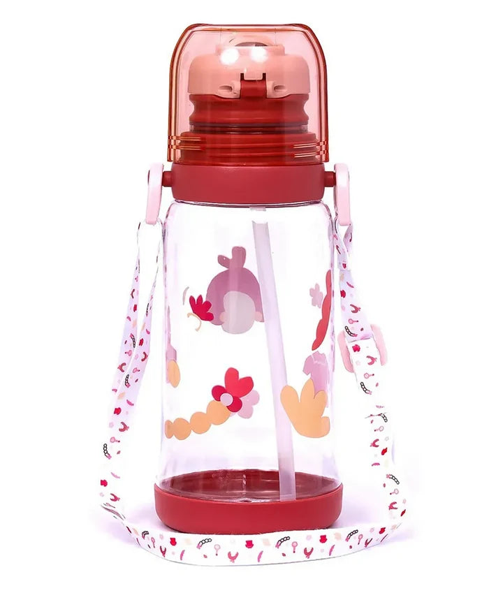 Eazy Kids Water Bottle With Straw (600ml)