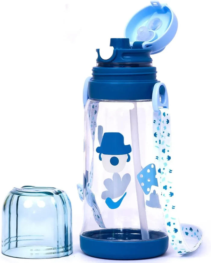 Eazy Kids Water Bottle With Straw (600ml)
