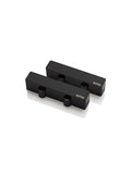 Set de micros basses type J, 4 cordes, Alnico V - Black