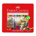 Faber Castell Classic Color Pencil Tin (24 Pcs)