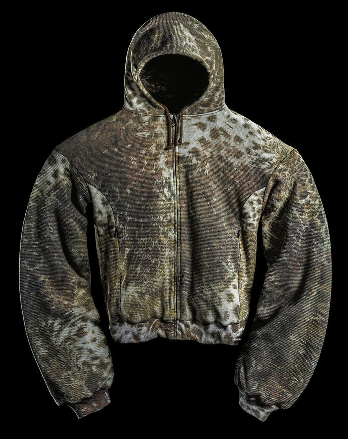 FADED 'APPALOOSA' REVERSIBLE ZIP-UP HOODIE