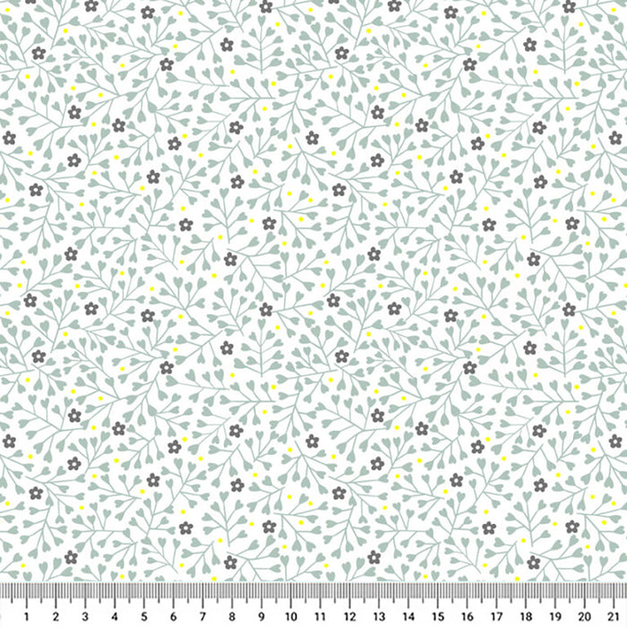 Fat Quarter Bundle - Inflorescence by Lewis & Irene - Yellow