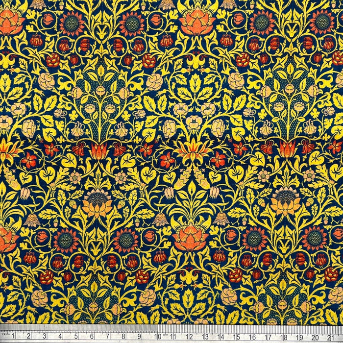 William Morris art printed on a cotton percale fabric
