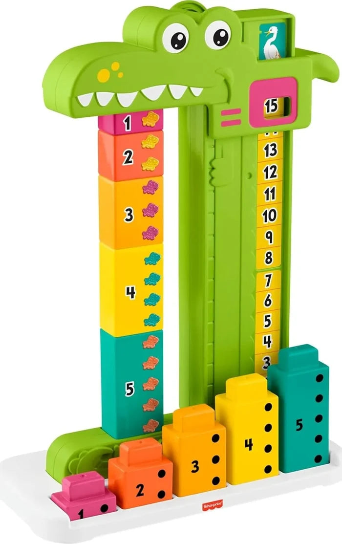 Fisher Price Preschool Learning Toy Adding Alligator