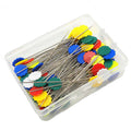 Flat Head Flower - Long Quilting Pins x 100