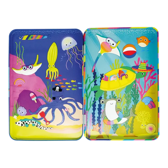 Floss & Rock Ocean Magnetic Playtime Tin Set